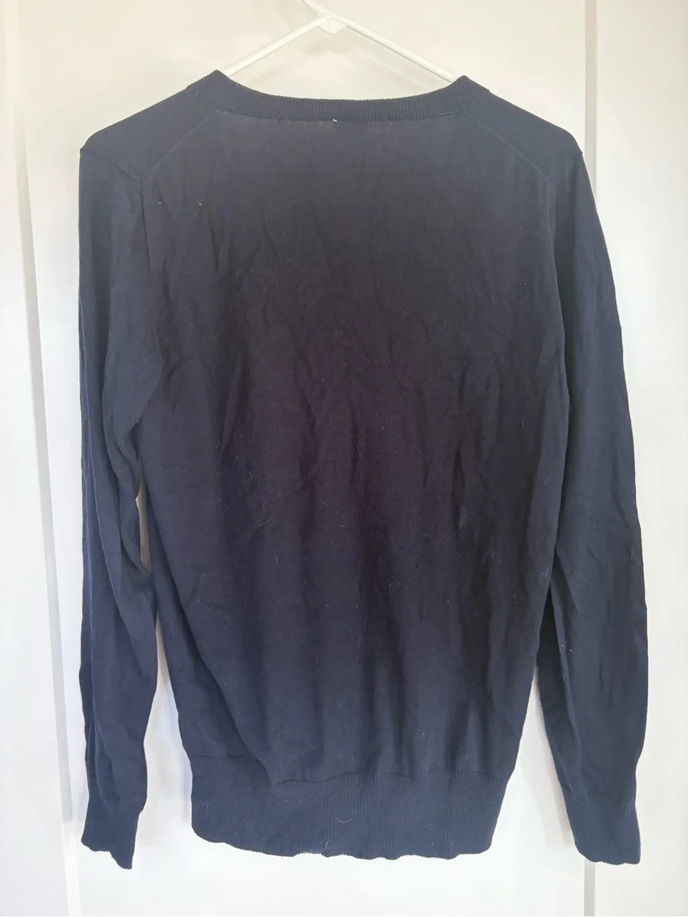 J. Crew Navy V-Neck Sweater